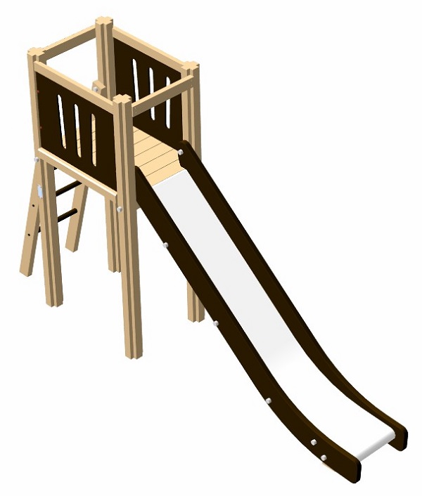 Combitårn med stige
