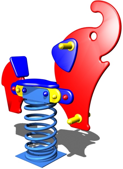 Elefant med ryglæn